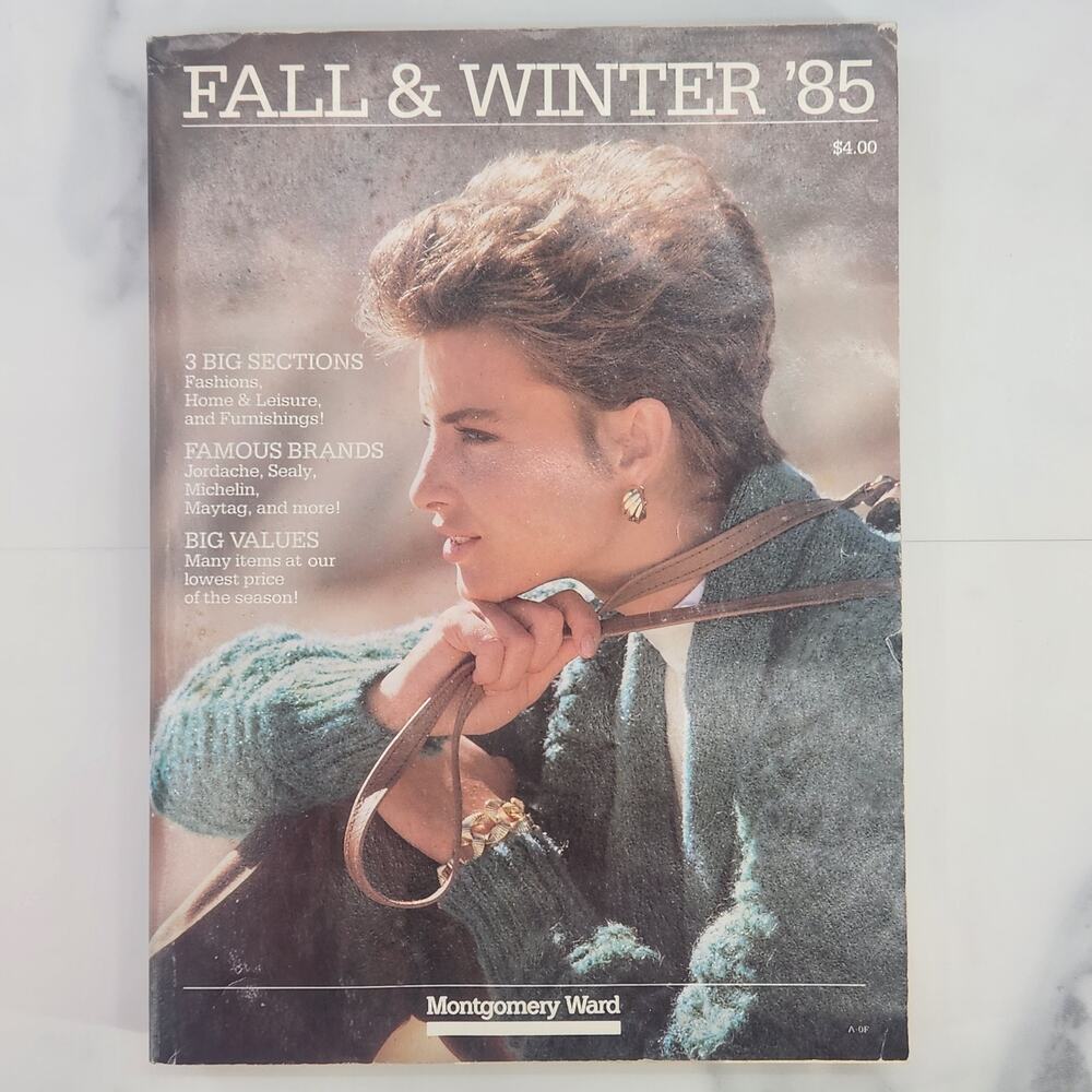 Montgomery Ward Fall & Winter '85 Catalog Vintage 80's Fashion Nostalgia